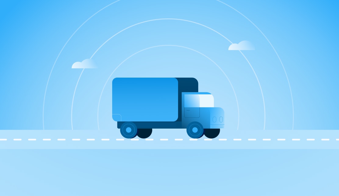 ecommerce delivery truck