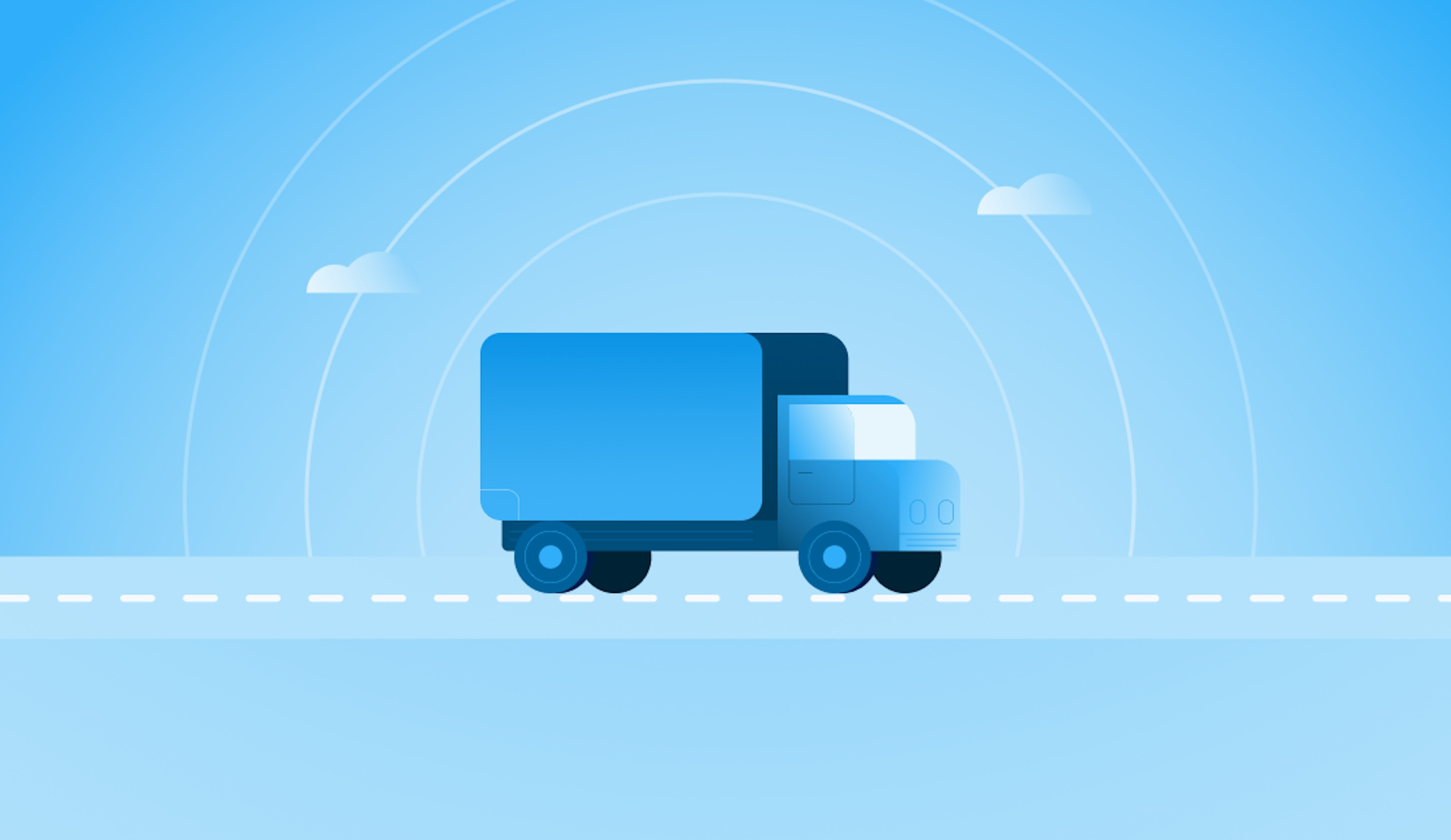 ecommerce delivery truck