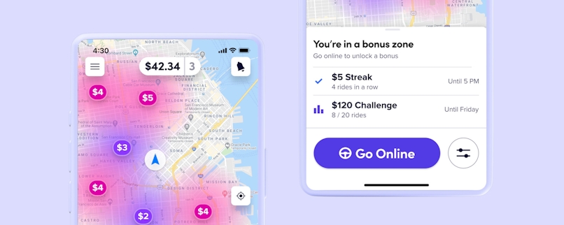 uber bonus zones
