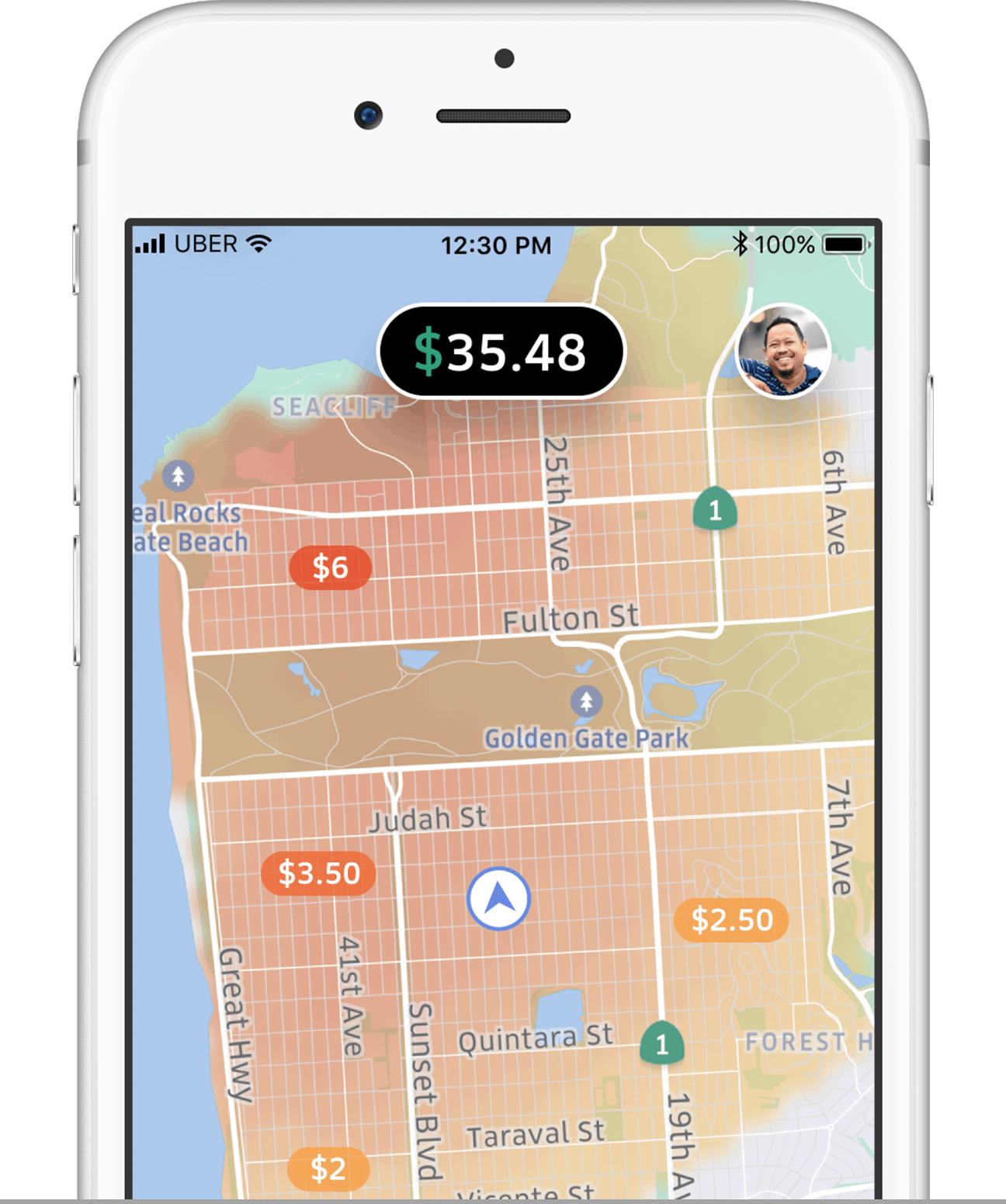 uber heat map