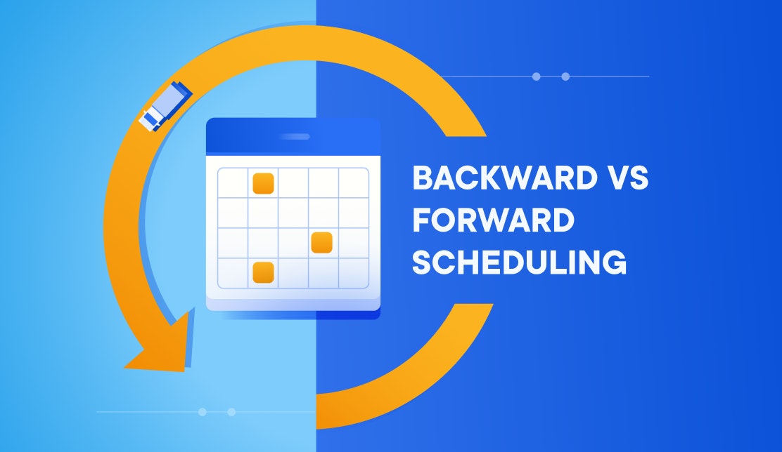 backward forward scheduling differences