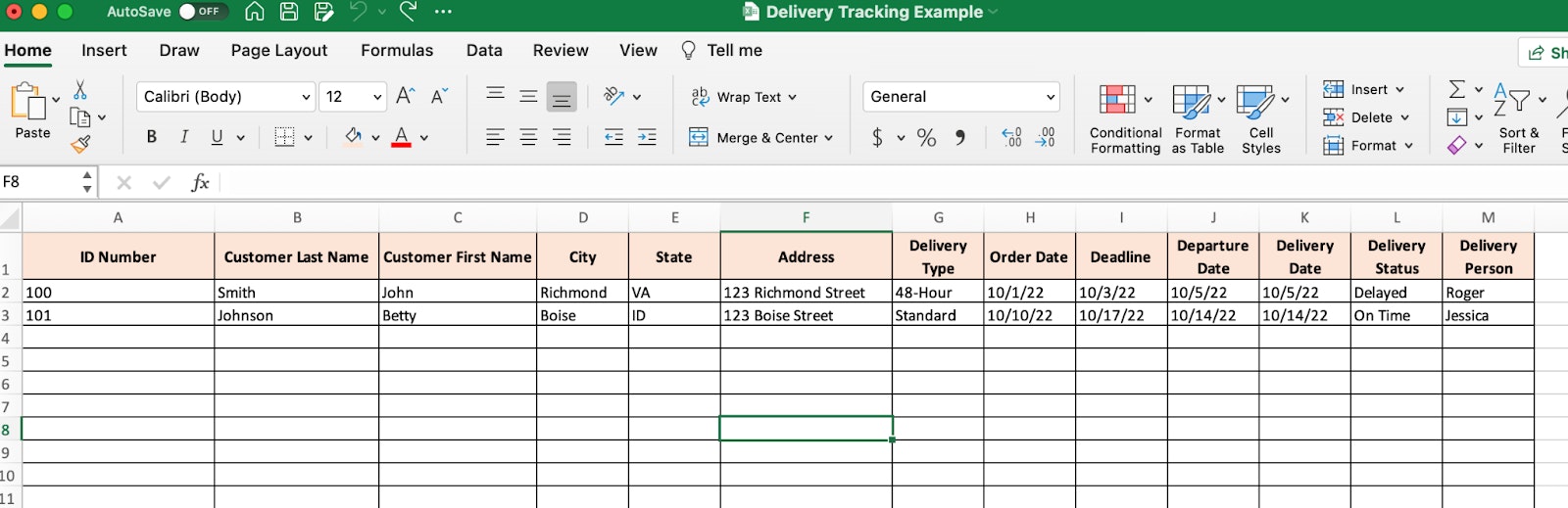 excel driver management spreadsheet