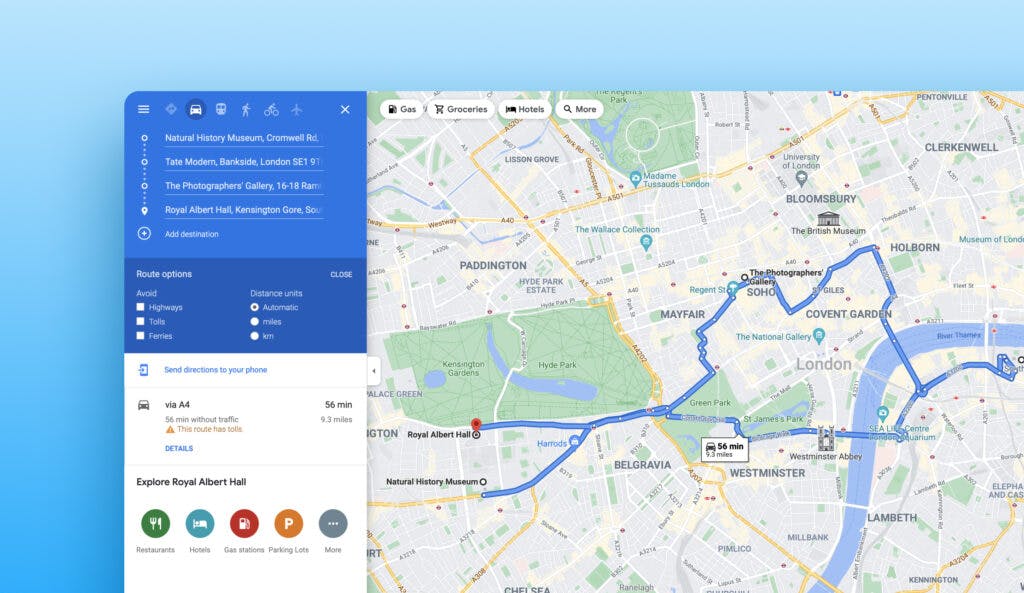 Does Google Maps Have a Route Planner?