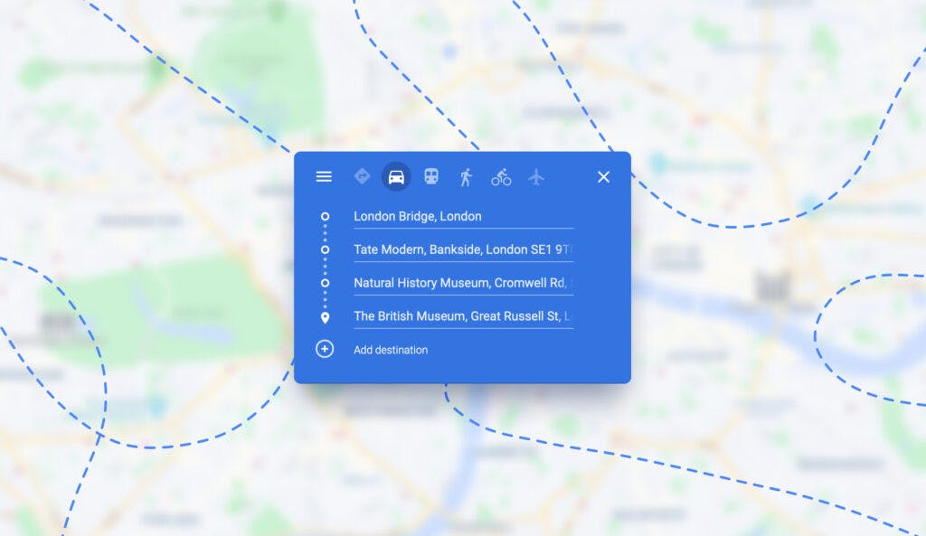 How to Plan a Route with Multiple Stops on Google Maps: Planning a multi-stop route