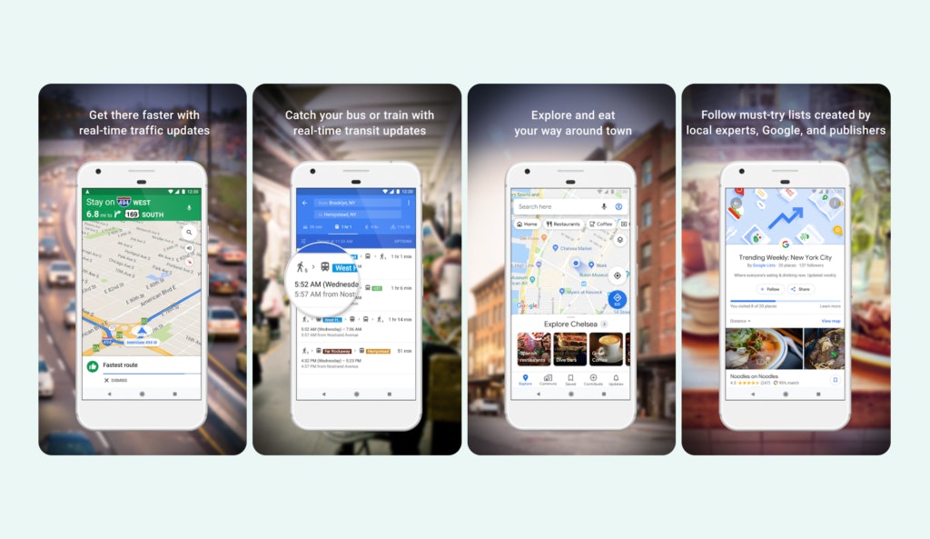 Google Maps route creator app