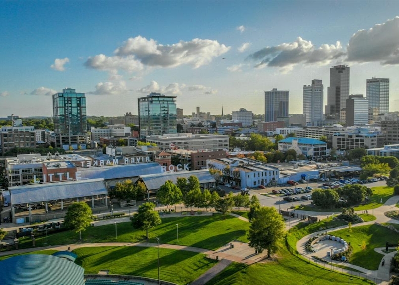 A view of Little Rock, Arkansas