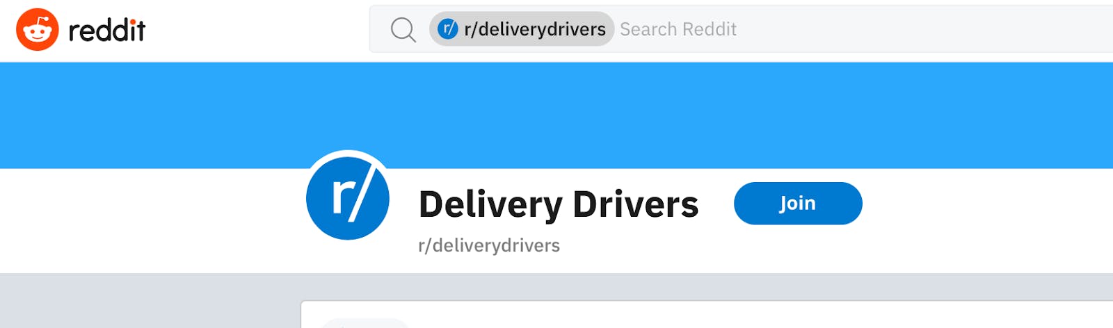 Reddit Delivery Drivers thread
