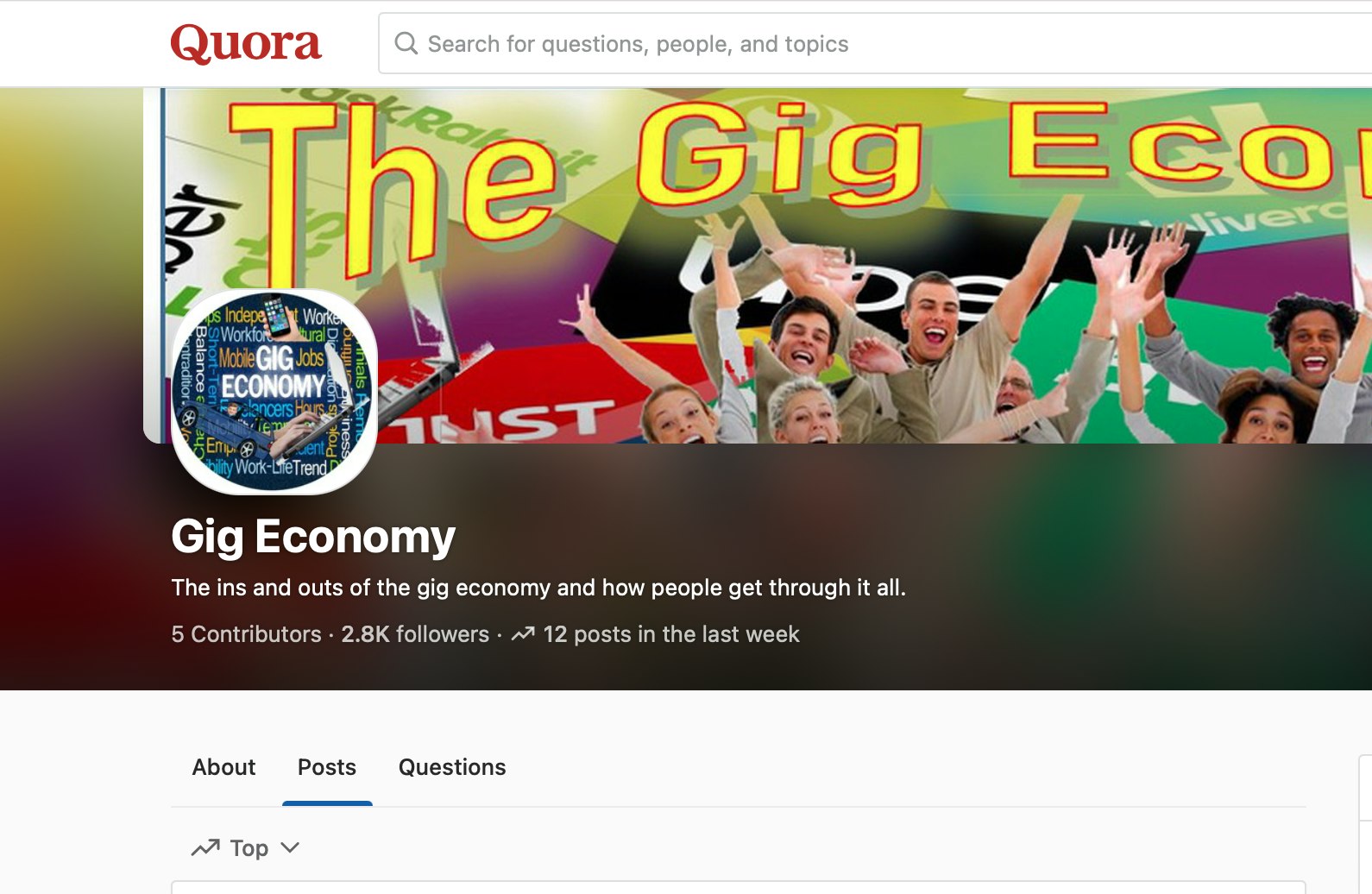 Gig Economy Quora Space
