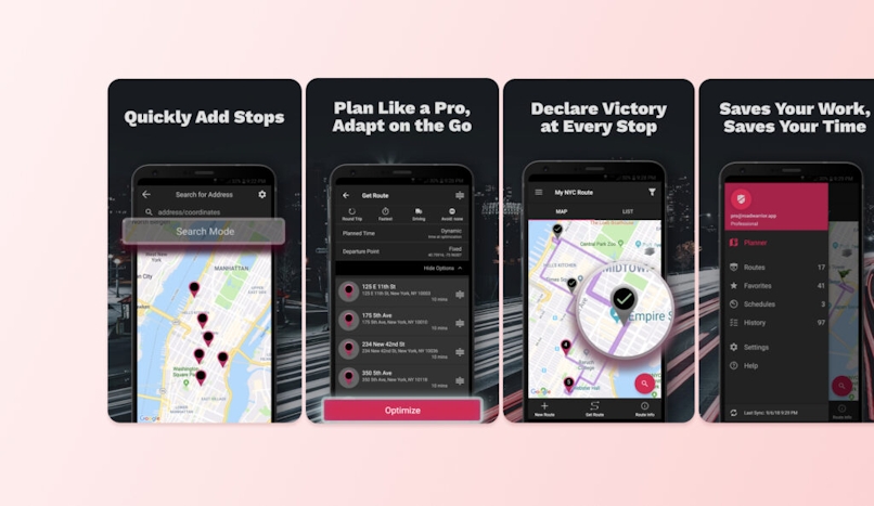 RoadWarrior App View
