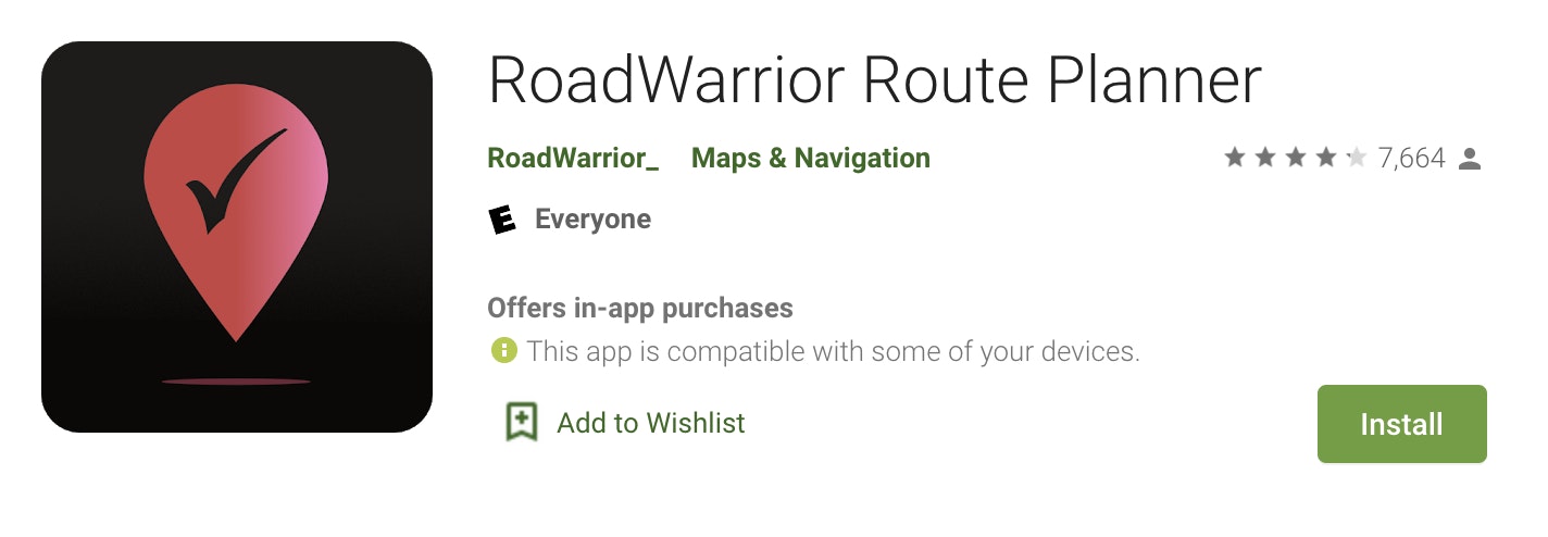 Delivery Drivers Review the Top-rated Mobile Route Planning Apps: RoadWarrior Route Planner reviews