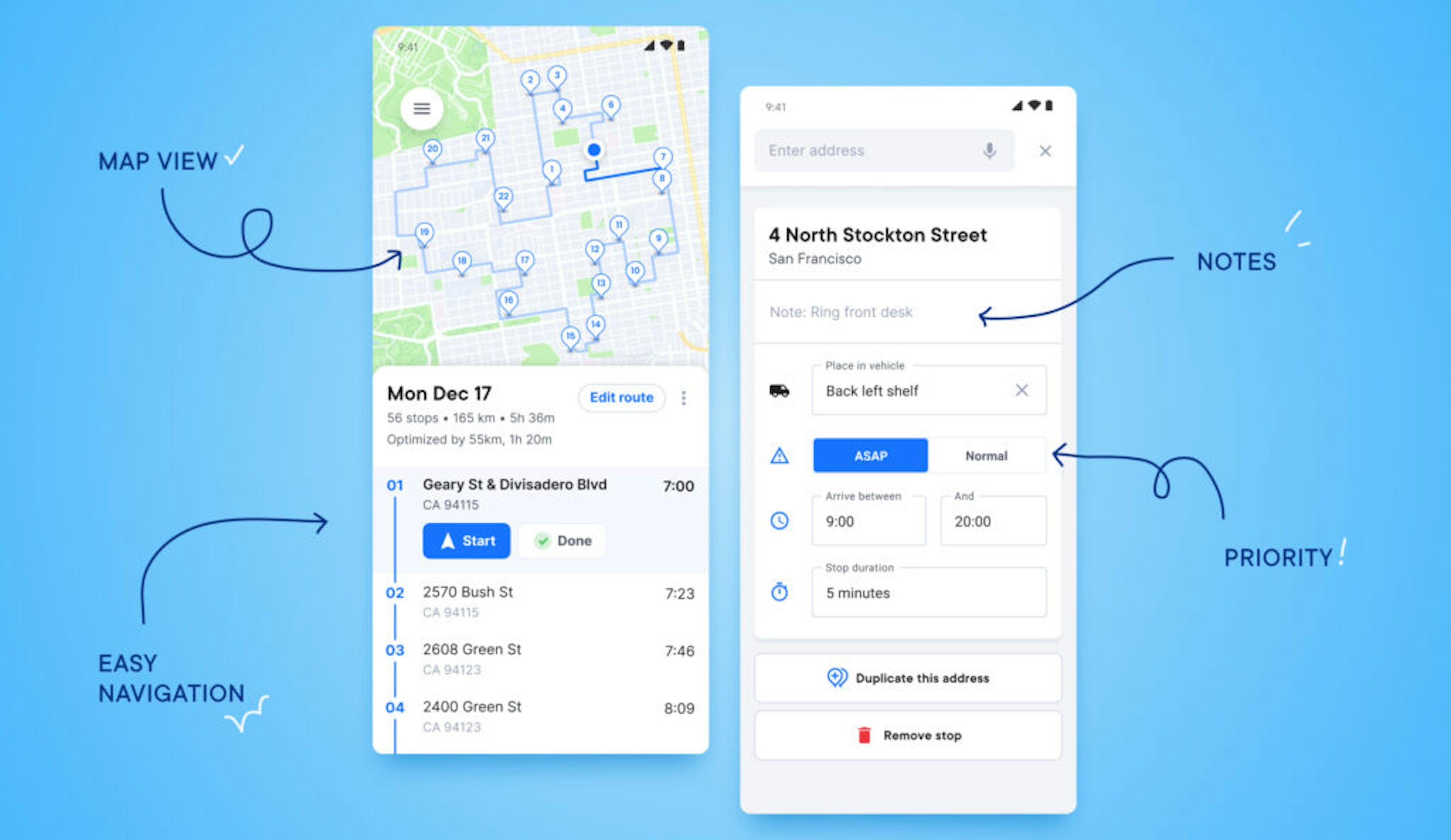 5 Hacks That Will Help You Deliver Packages Fast: Optimize Your Delivery Route: Optimize your delivery route with Circuit.