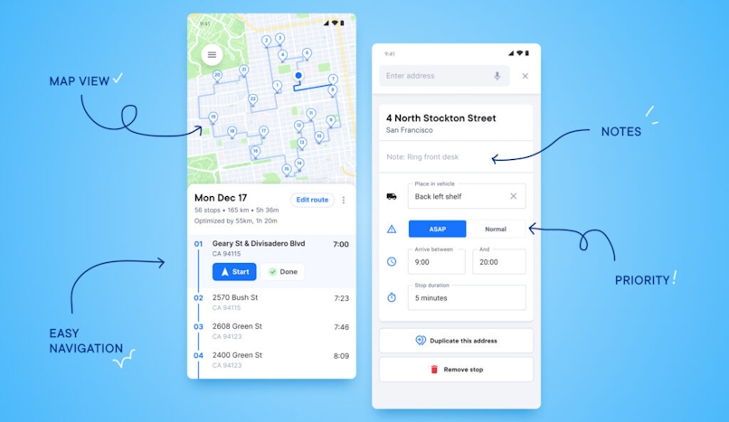 5 Hacks That Will Help You Deliver Packages Fast: Optimize Your Delivery Route: Optimize your delivery route with Circuit.