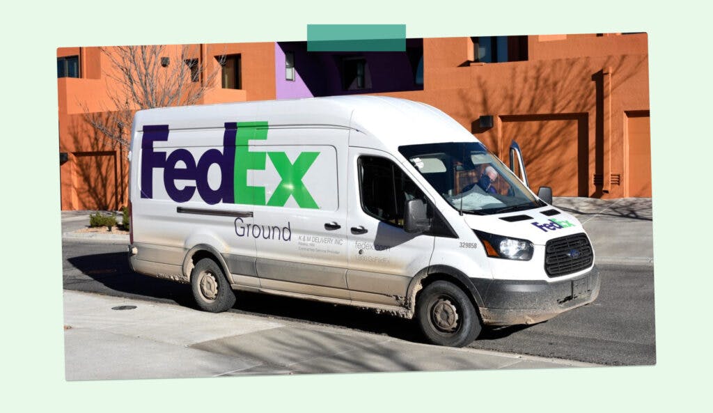 No Experience Delivery Driver Jobs: The 7 Best Ways to Find Yours: FedEx Ground truck