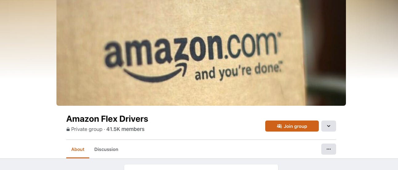 Facebook Group: Amazon Flex Drivers