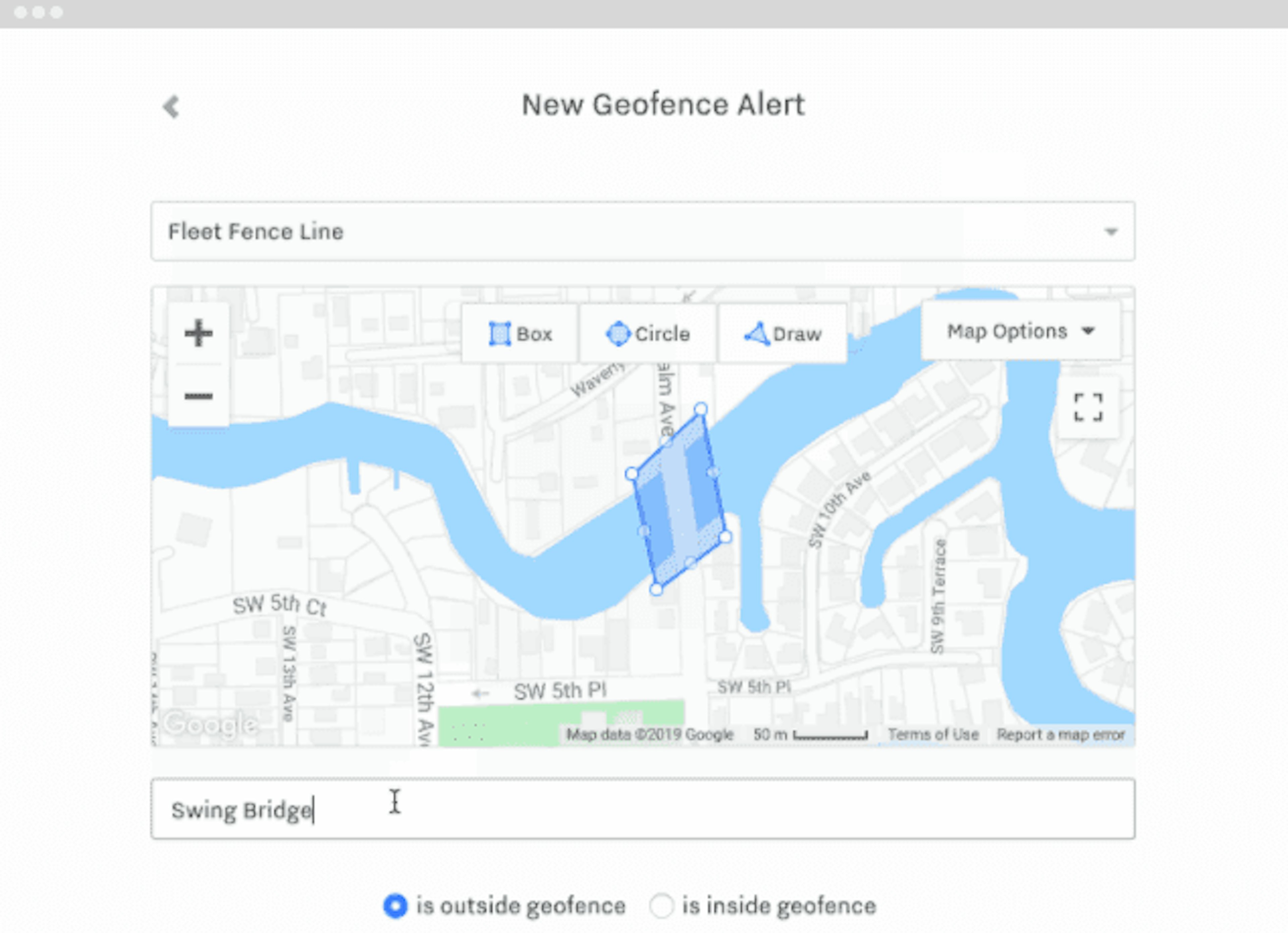 New Geofence Alert: Set up specific notifications