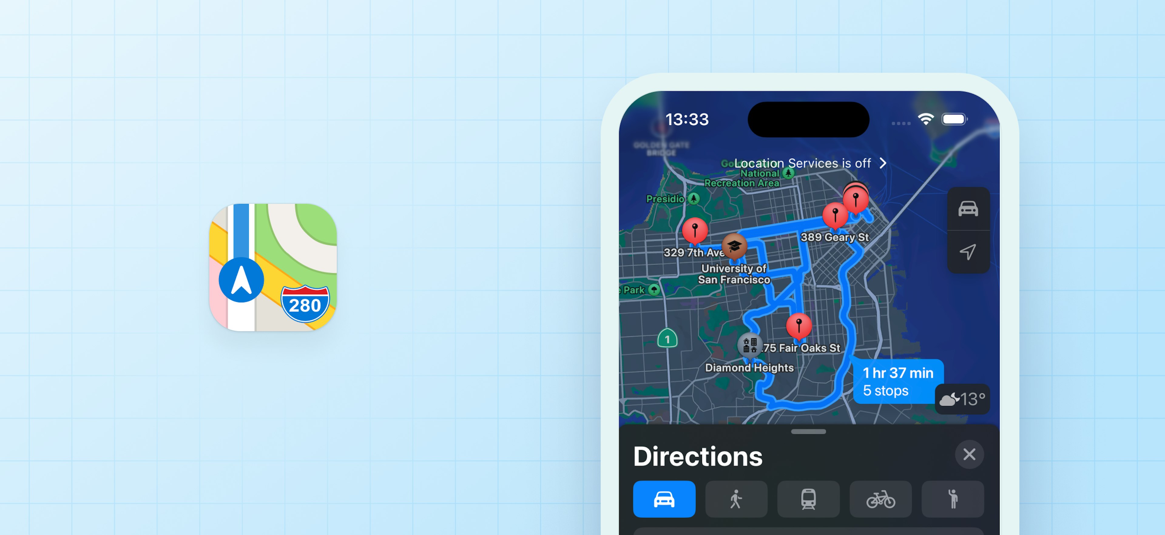 Apple maps app