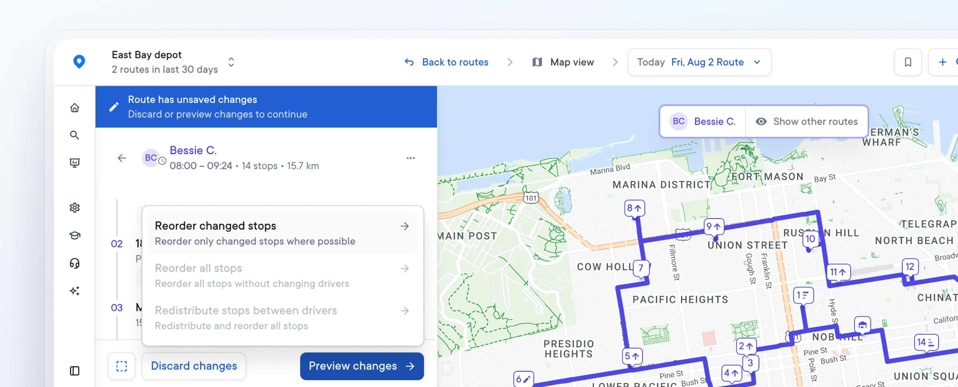 Re-optimize Circuit for Teams with a single click