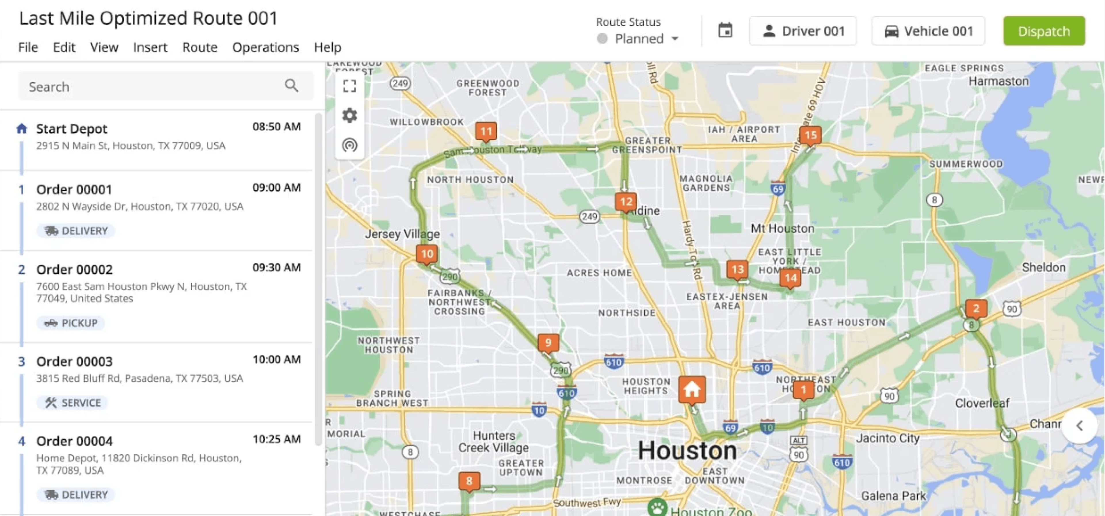 Route4Me product screenshot