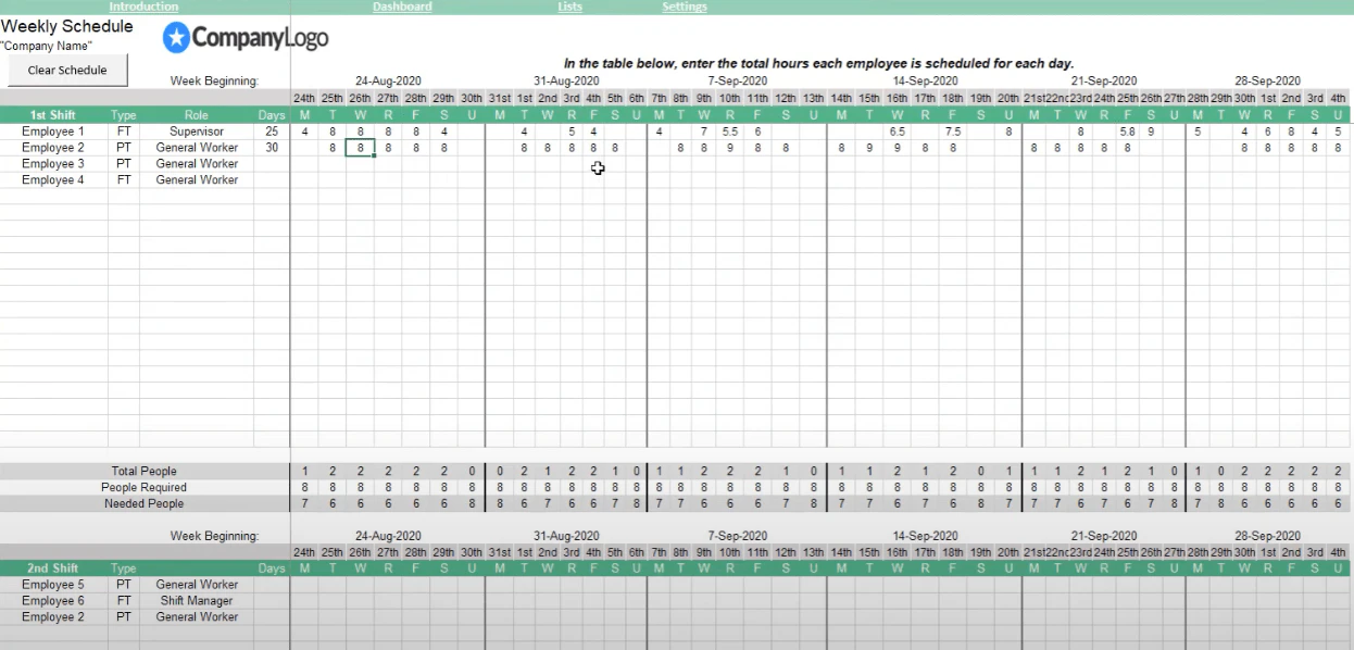 10 Driver Schedule Templates (Examples & Free Downloads) 10-driver-schedule-templates-examples-free-downloads