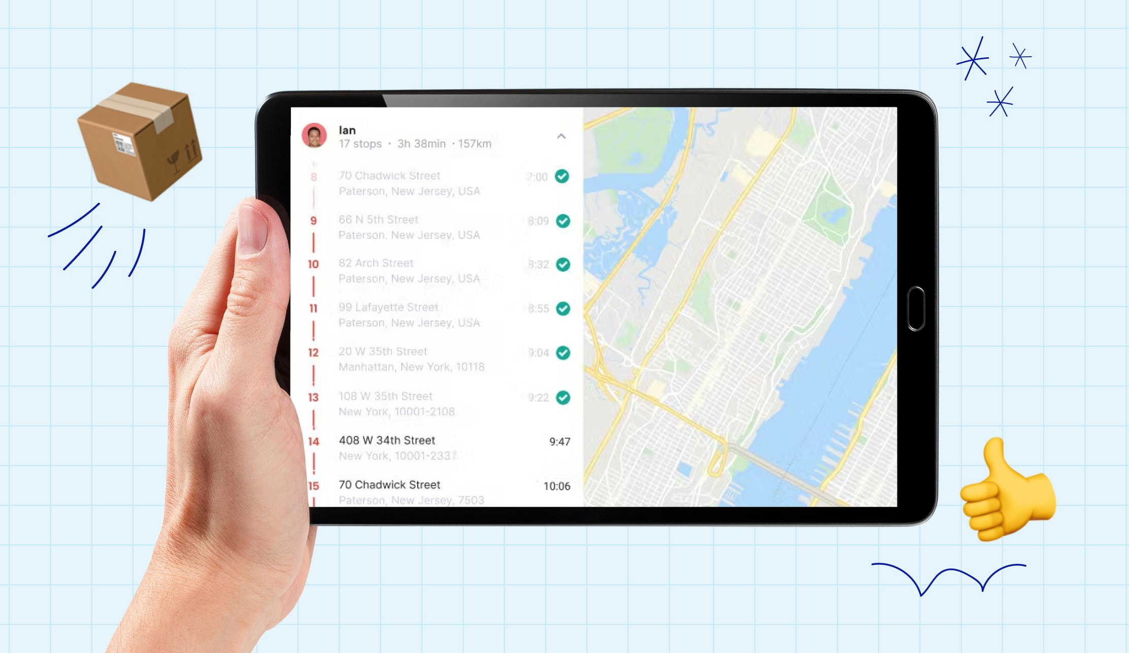 delivery driver tracking app