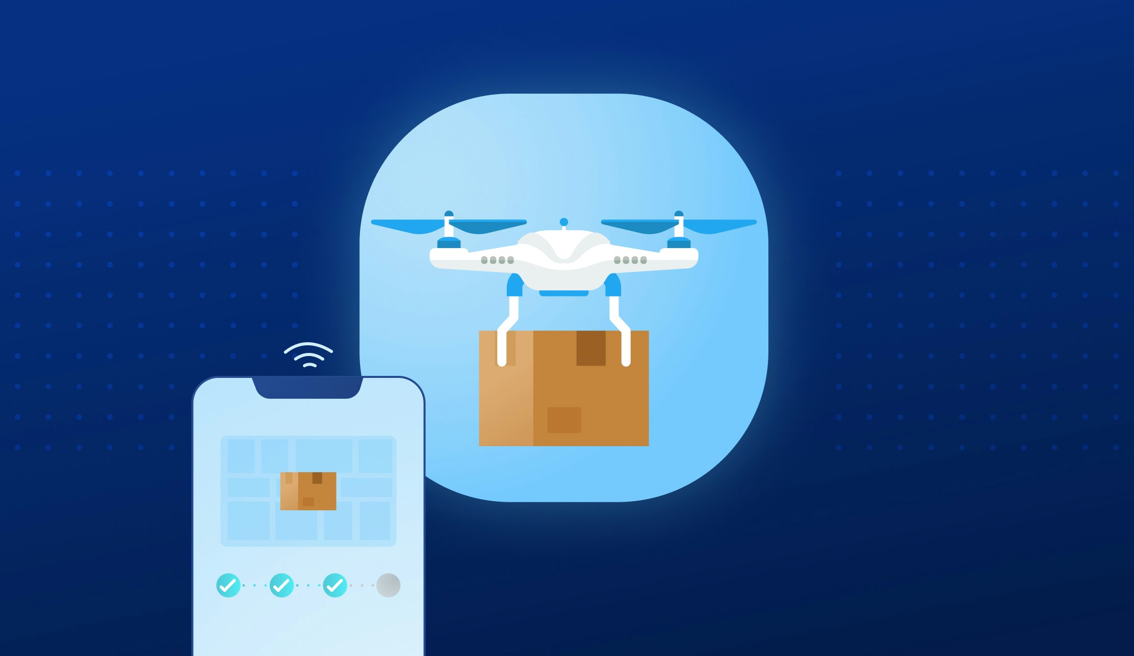 contactless delivery drone