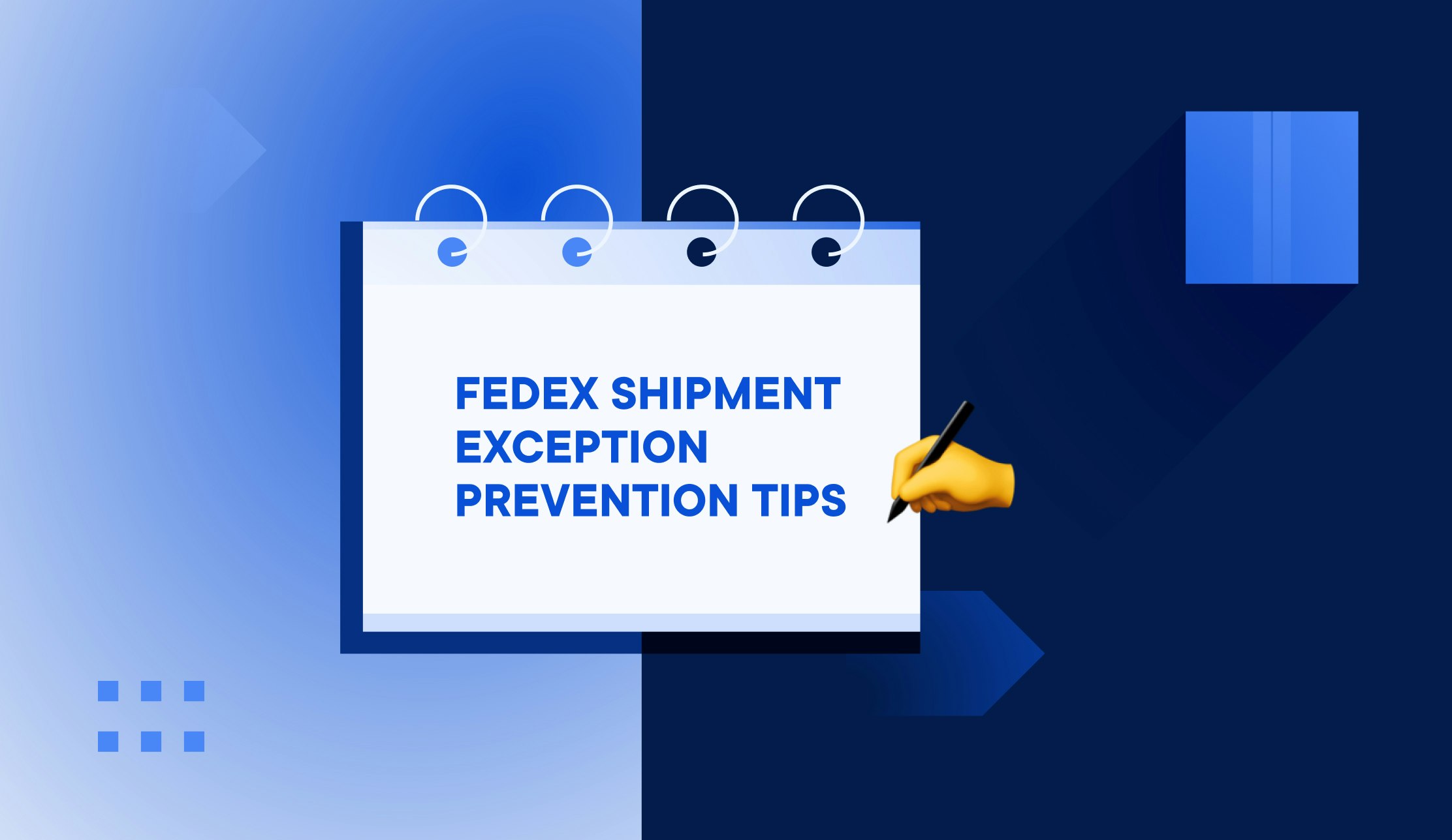 fedex order exception prevention tips