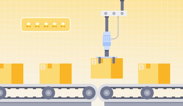 boxes on conveyor belt