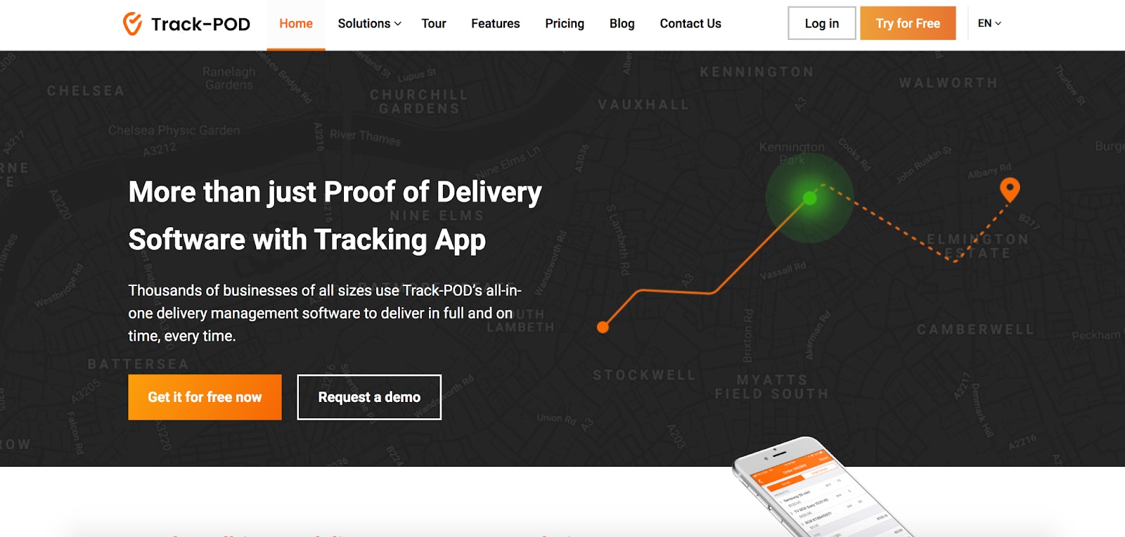 Track-POD home page