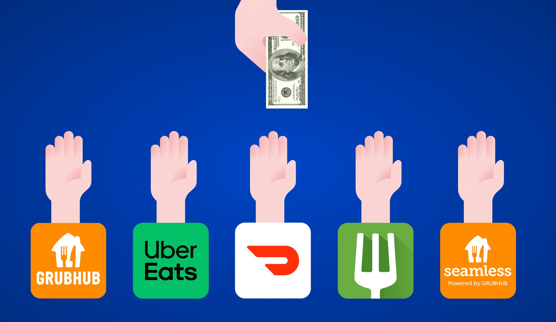 which-food-delivery-services-accept-cash