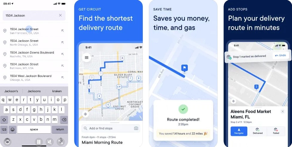 Best route planning apps: Circuit Route Planner