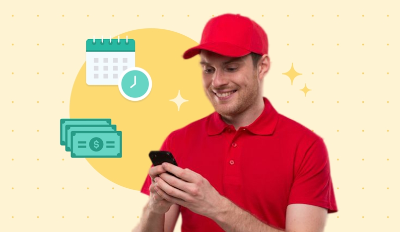 man starting delivery business