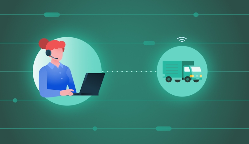 dispatch center worker