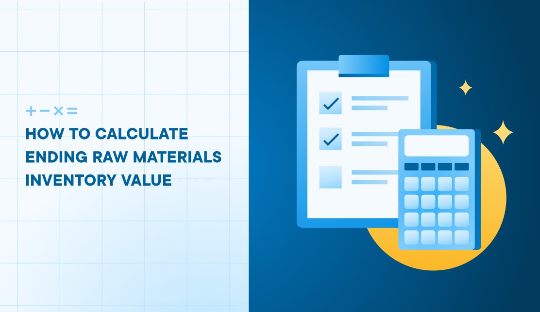 how to calculate ending raw materials inventory value