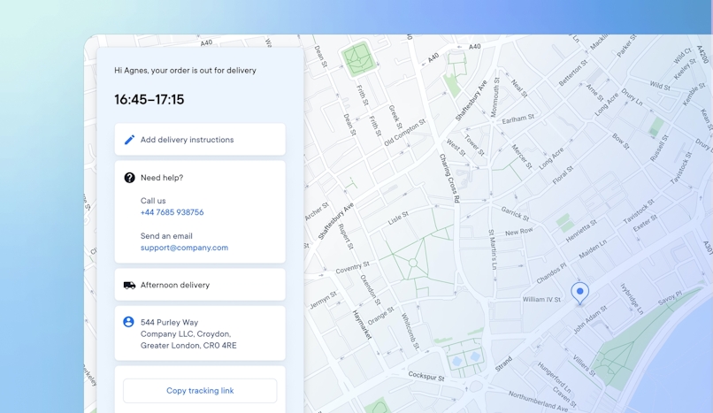 Example of Circuit for Team's customer notifications