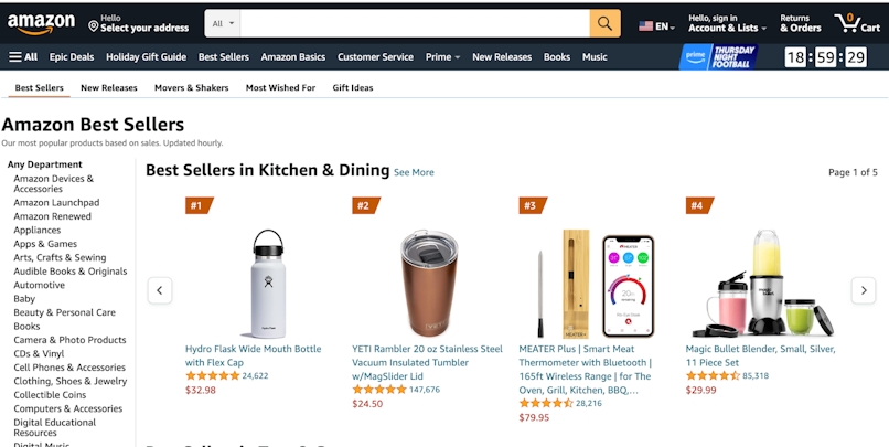 amazon best sellers