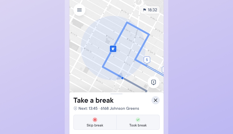 Plan breaks into your route with Circuit Route Planner