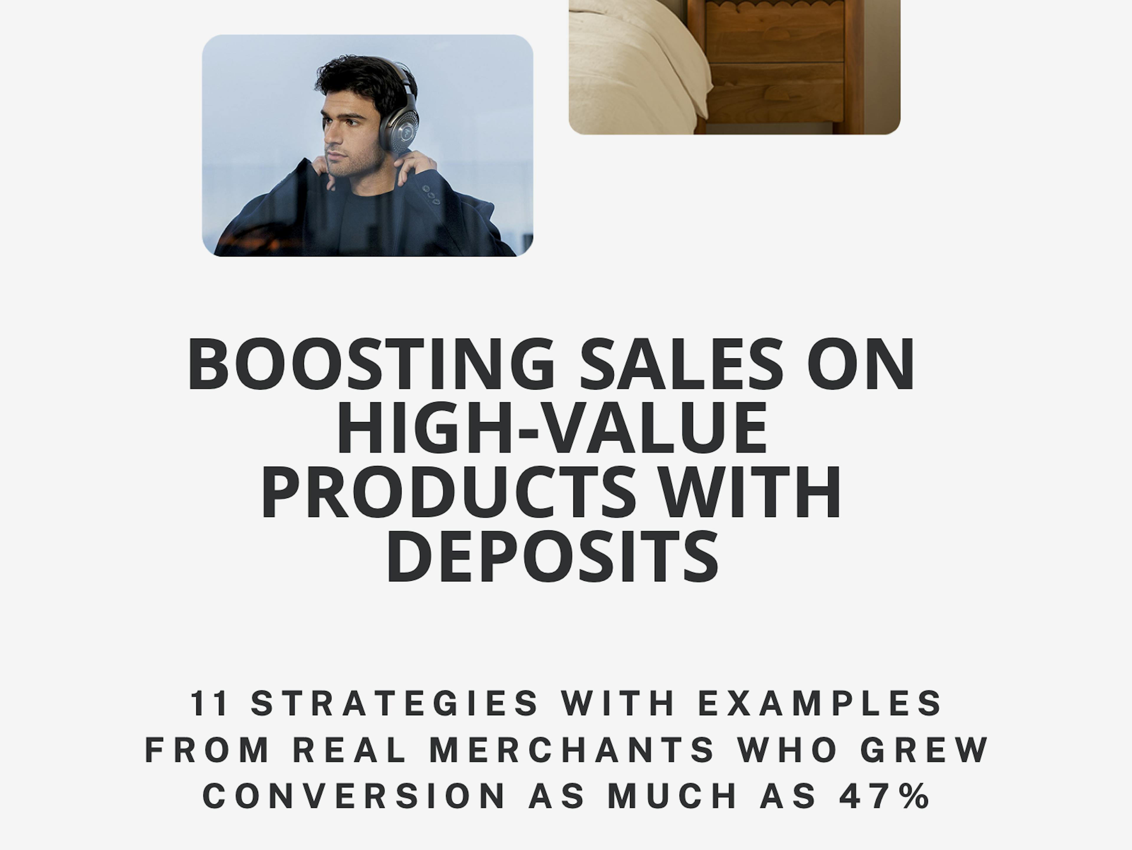 Boosting Sales on High-Value Products with Deposits by Downpay e-book cover