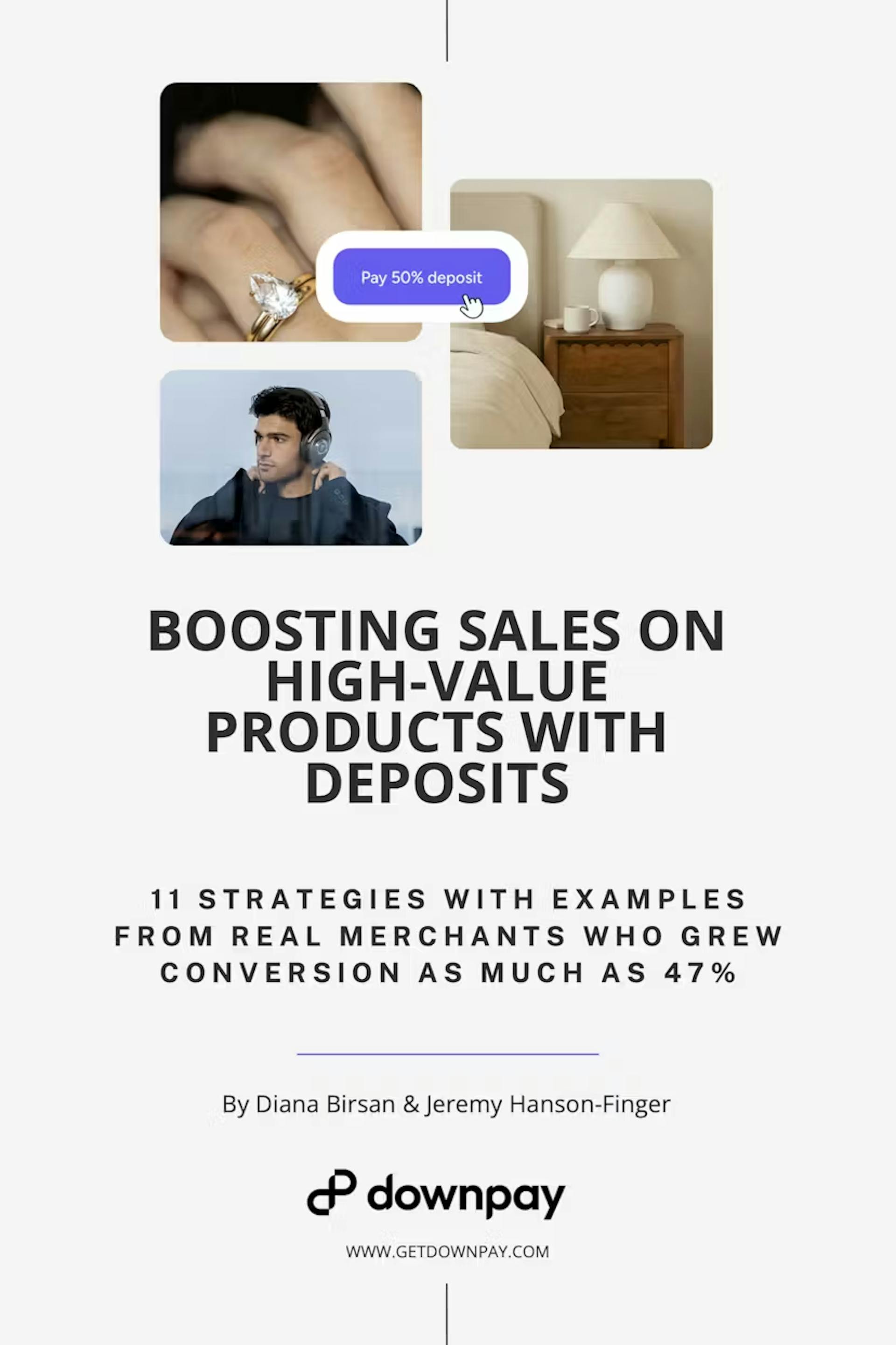 Boosting Sales on High-Value Products with Deposits e-book cover