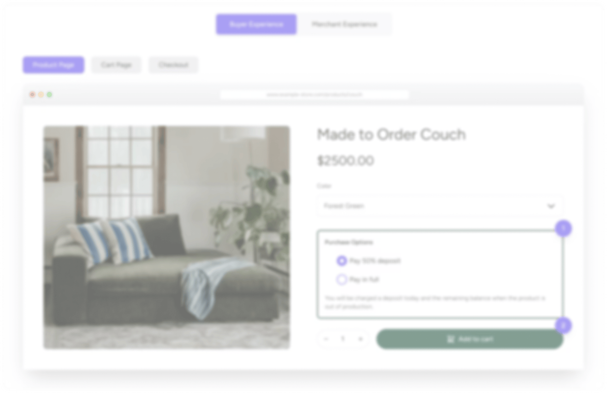 Downpay interactive demo