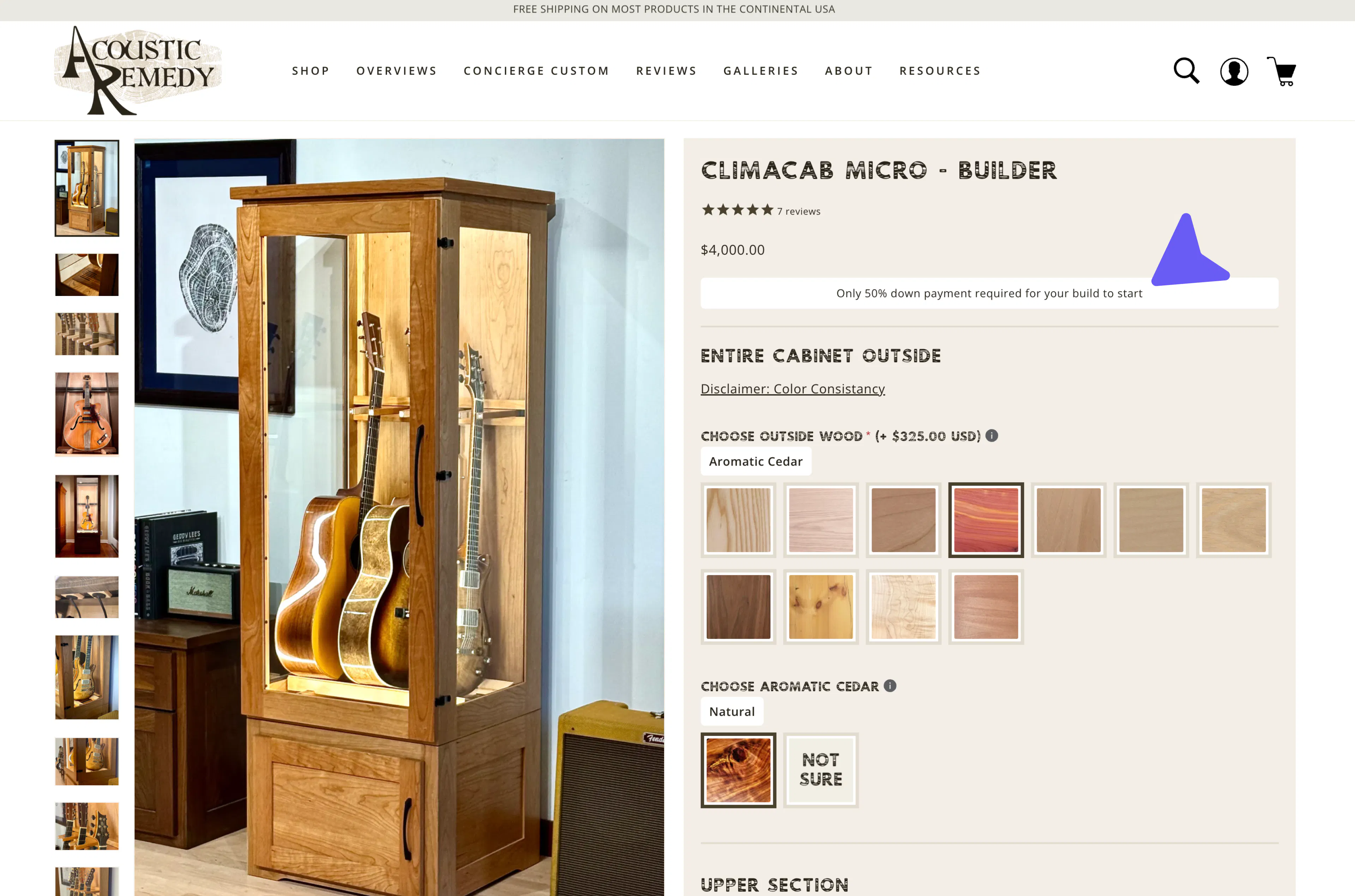 Acoustic Remedy Shopify product page