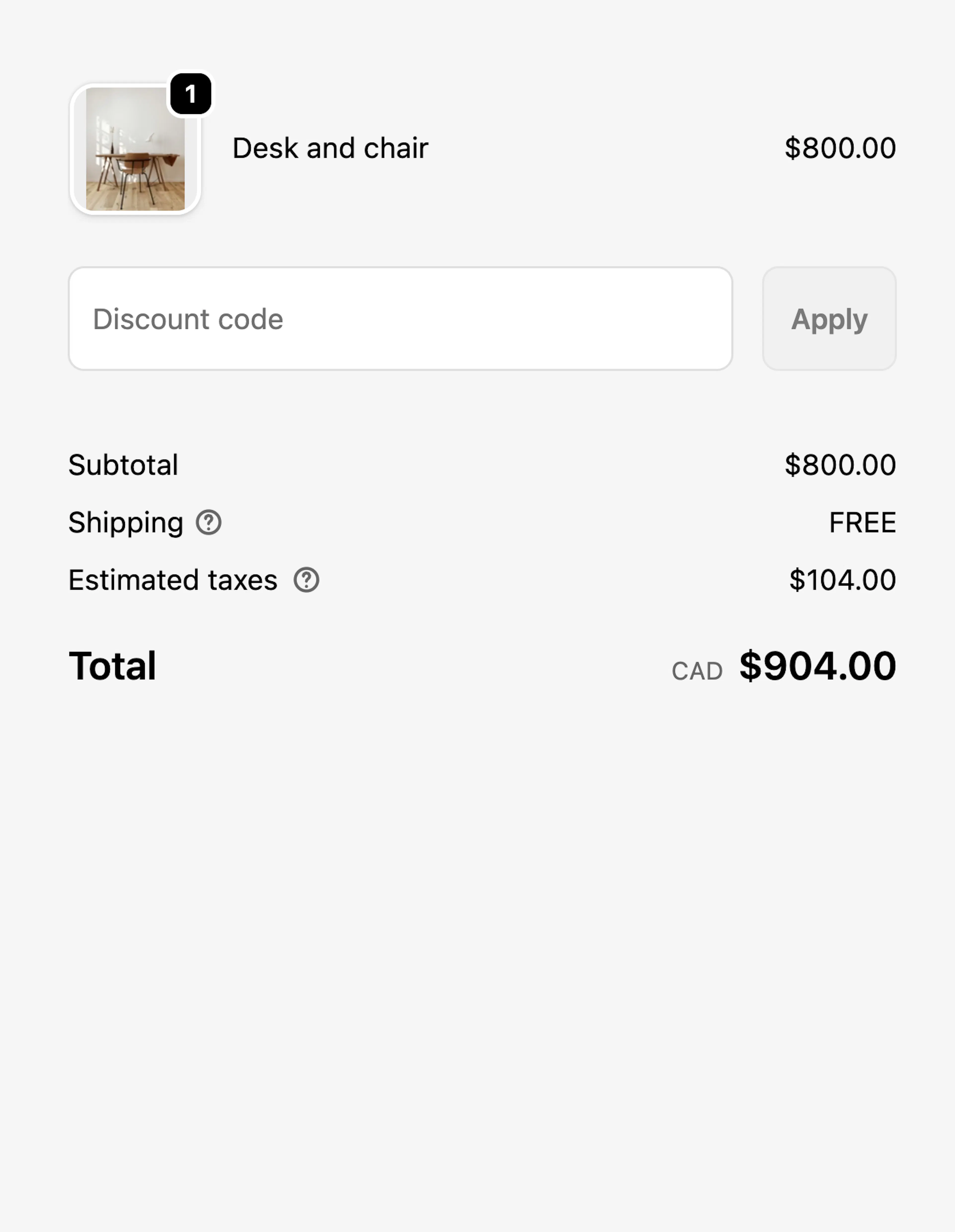 Shopify checkout for pre-orders using an upfront payment model