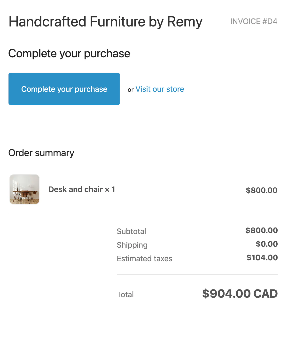 Shopify preorder payment by invoice