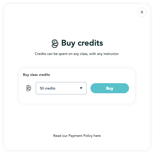 Credits Interface