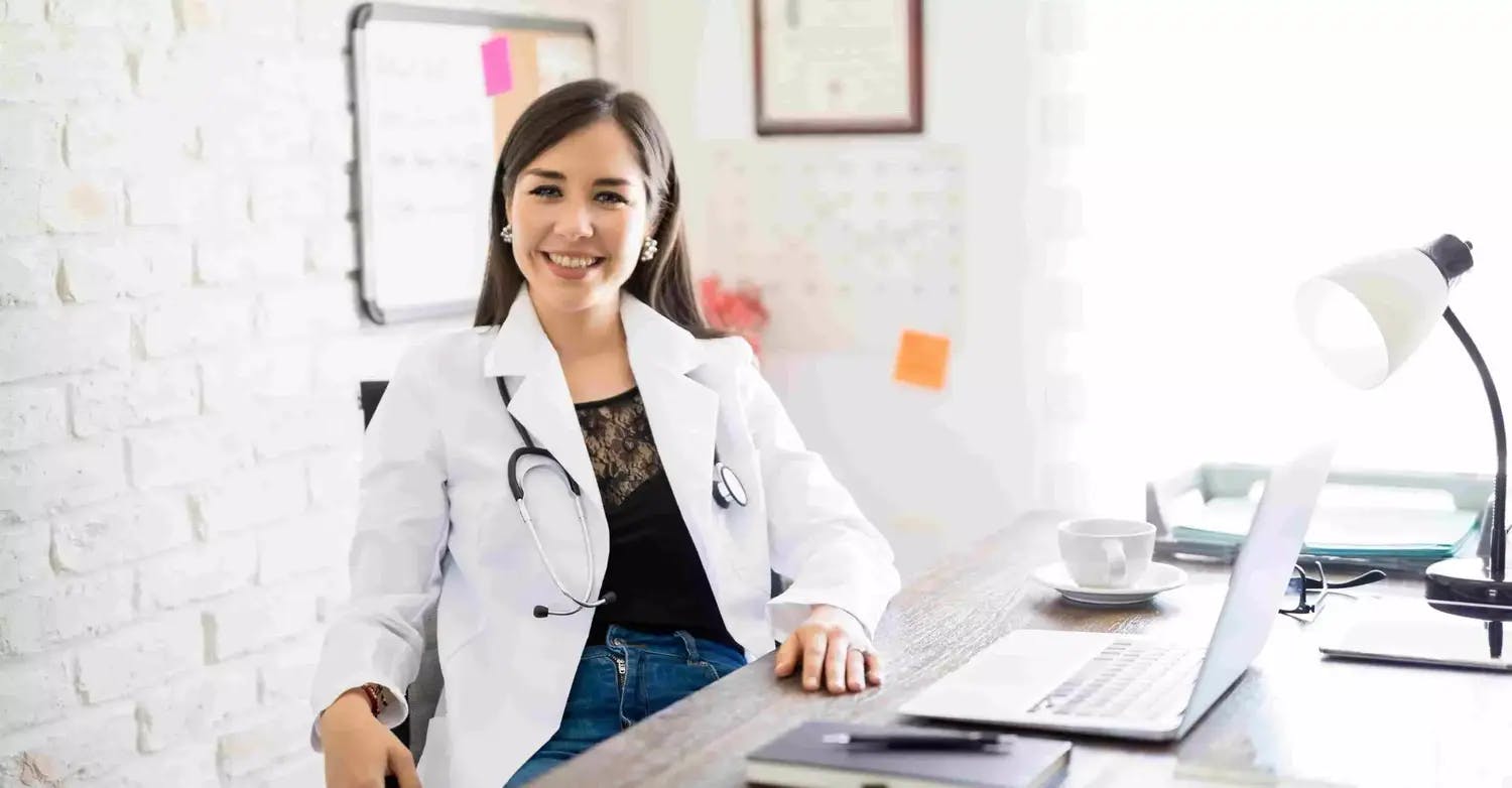 A doctor at an anti-ageing clinic