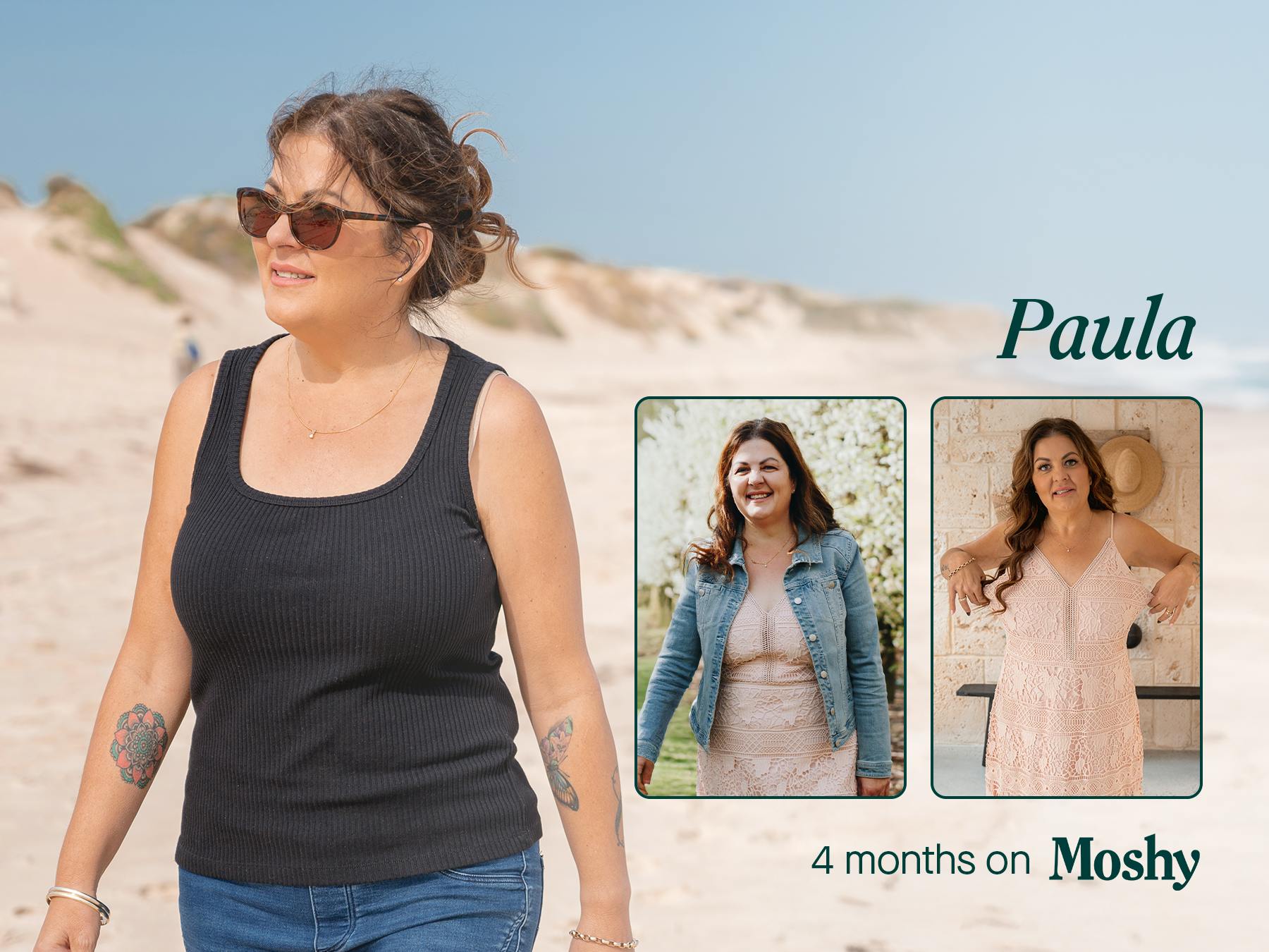 Paula lost 9kg in 4 months