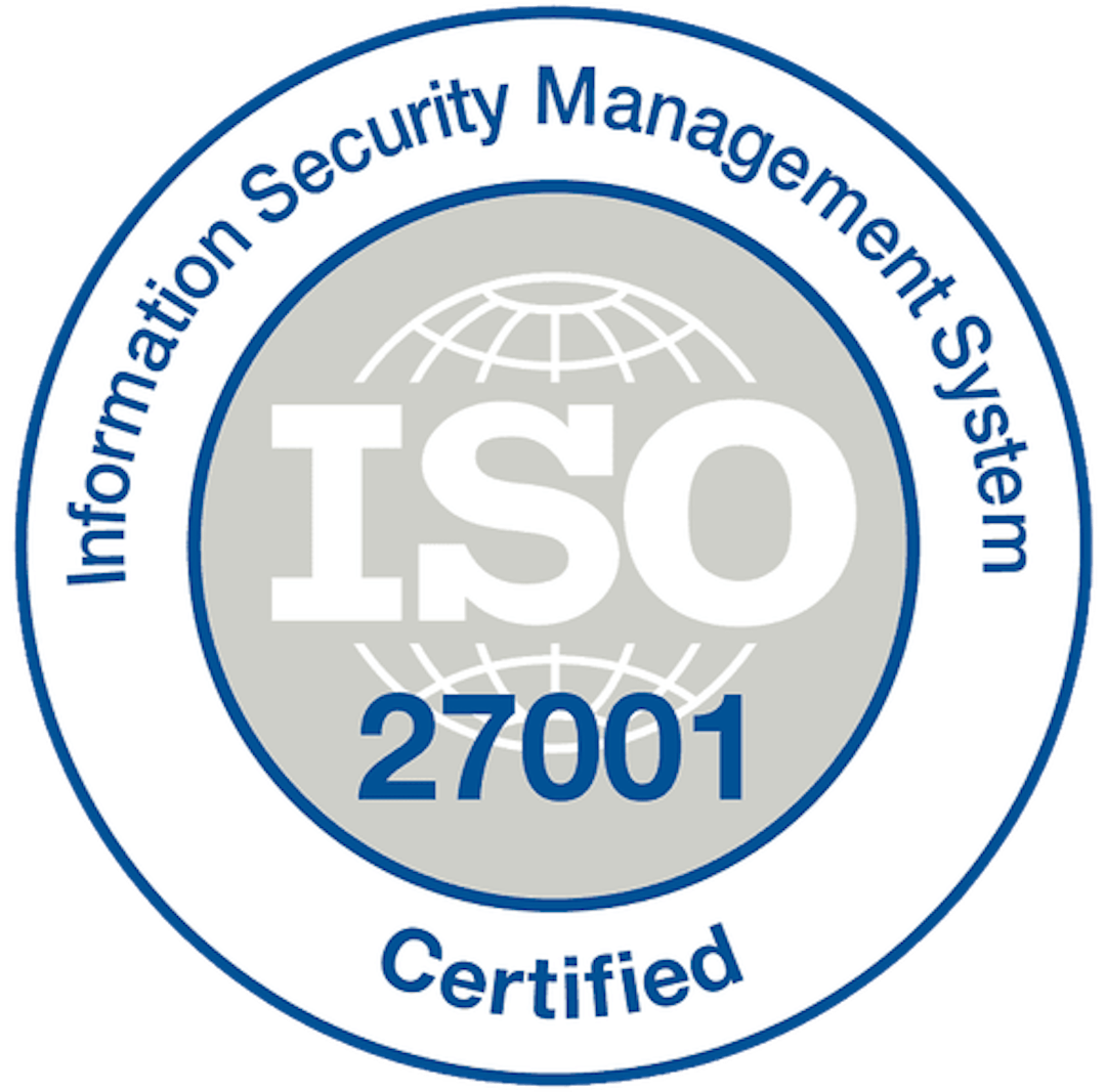 ISO 27001 accredited 