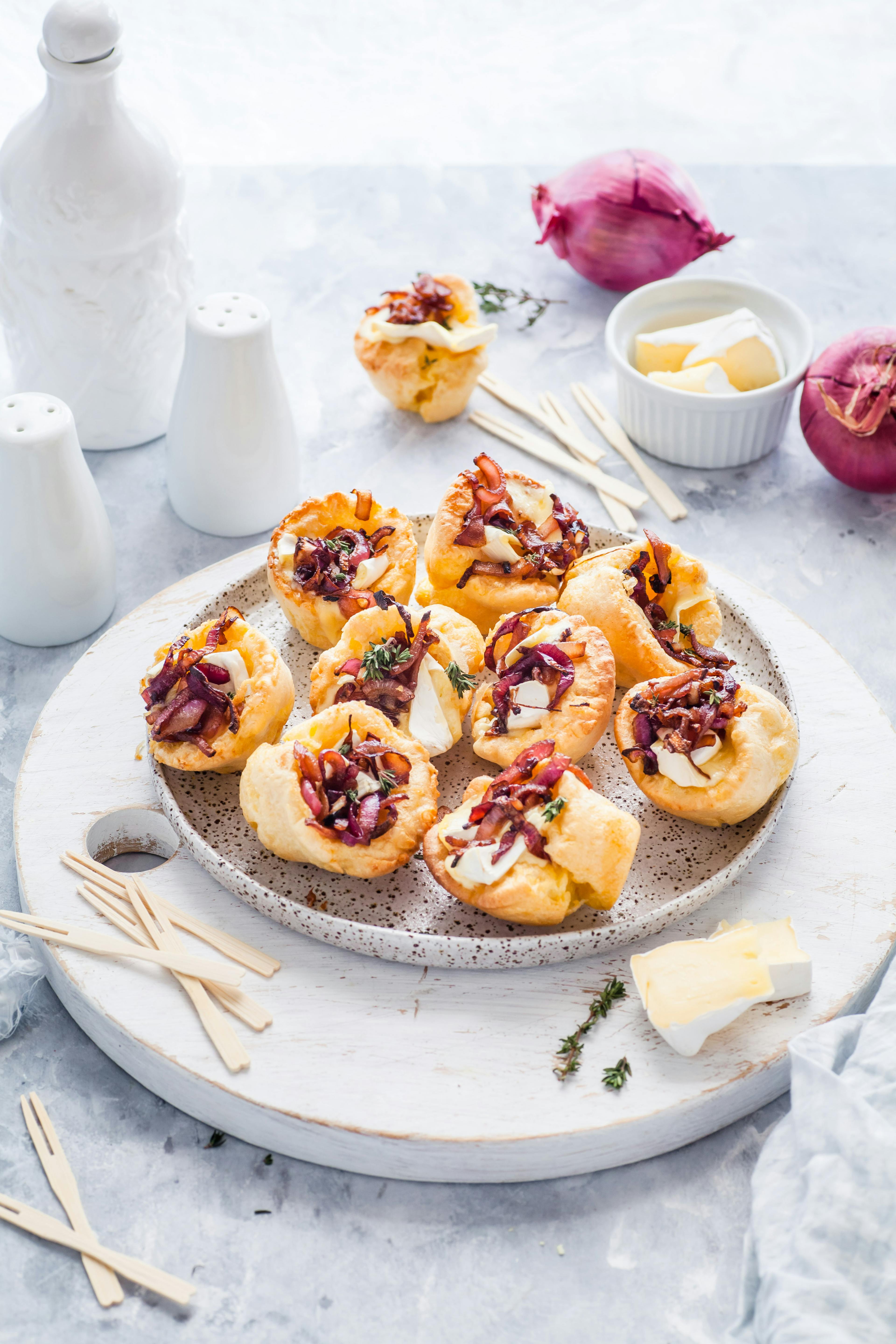 Onion & Brie Yorkshire Pudding Bites