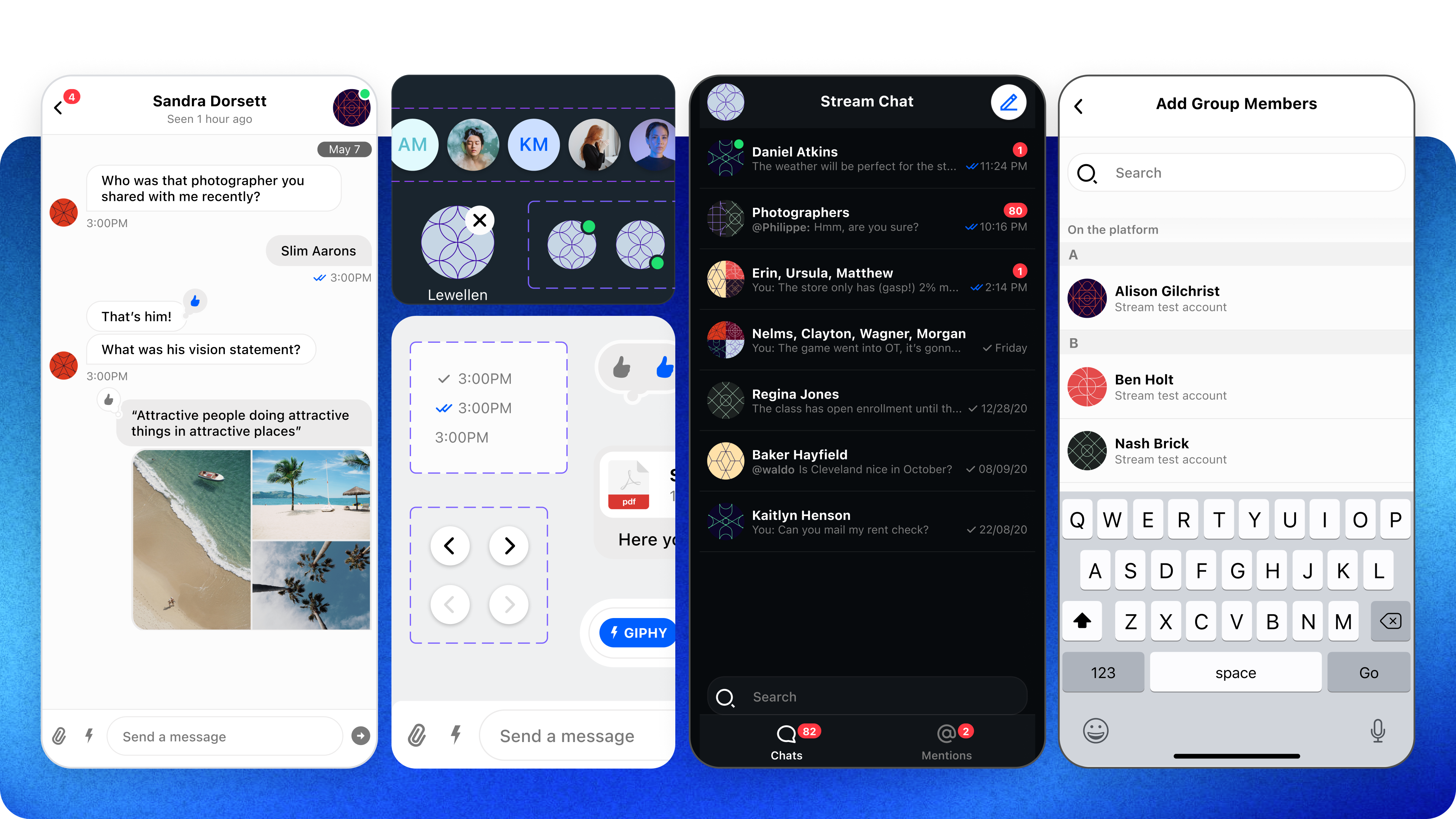 example of mobile chat ui kit