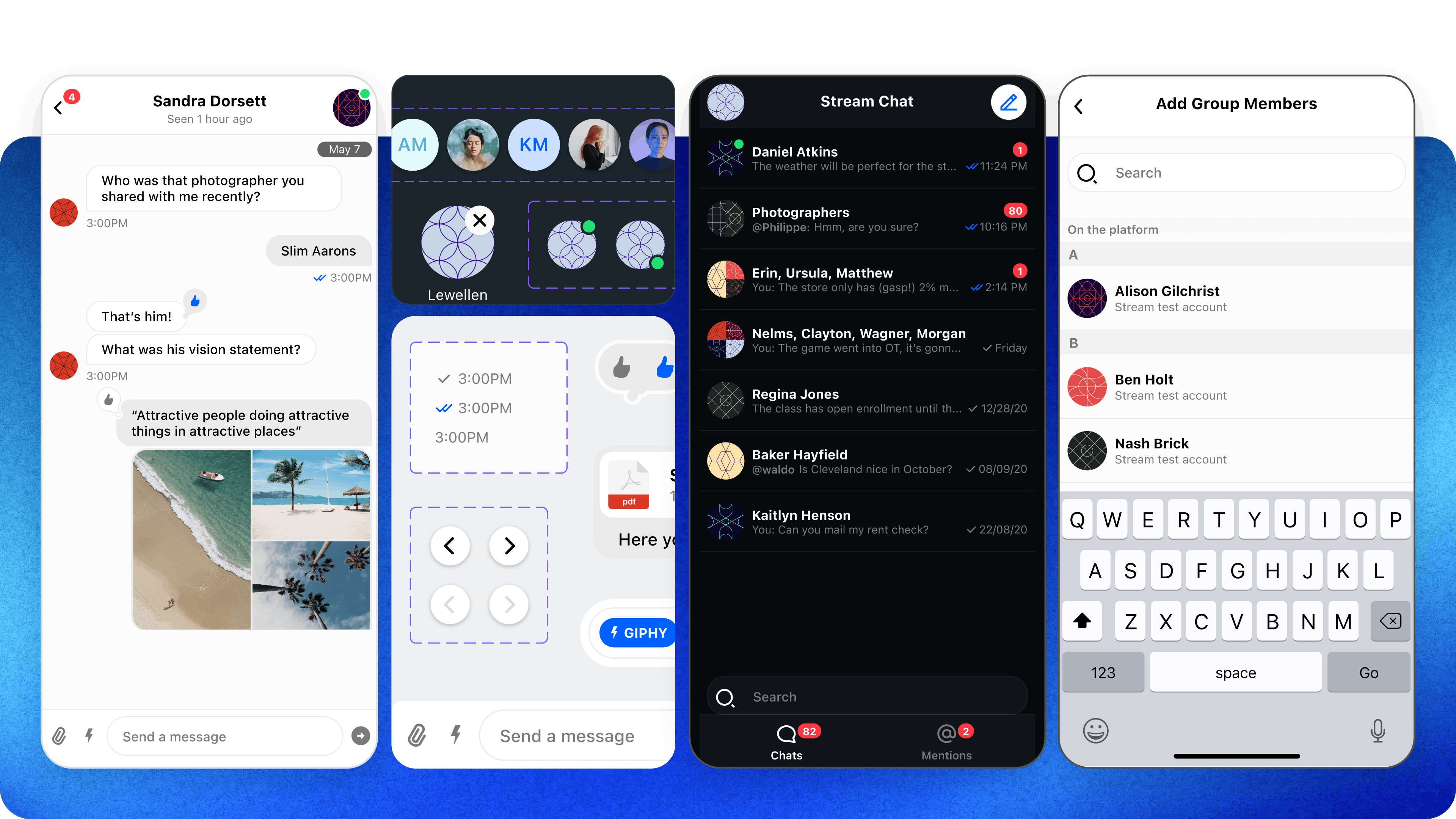 example of mobile chat ui kit