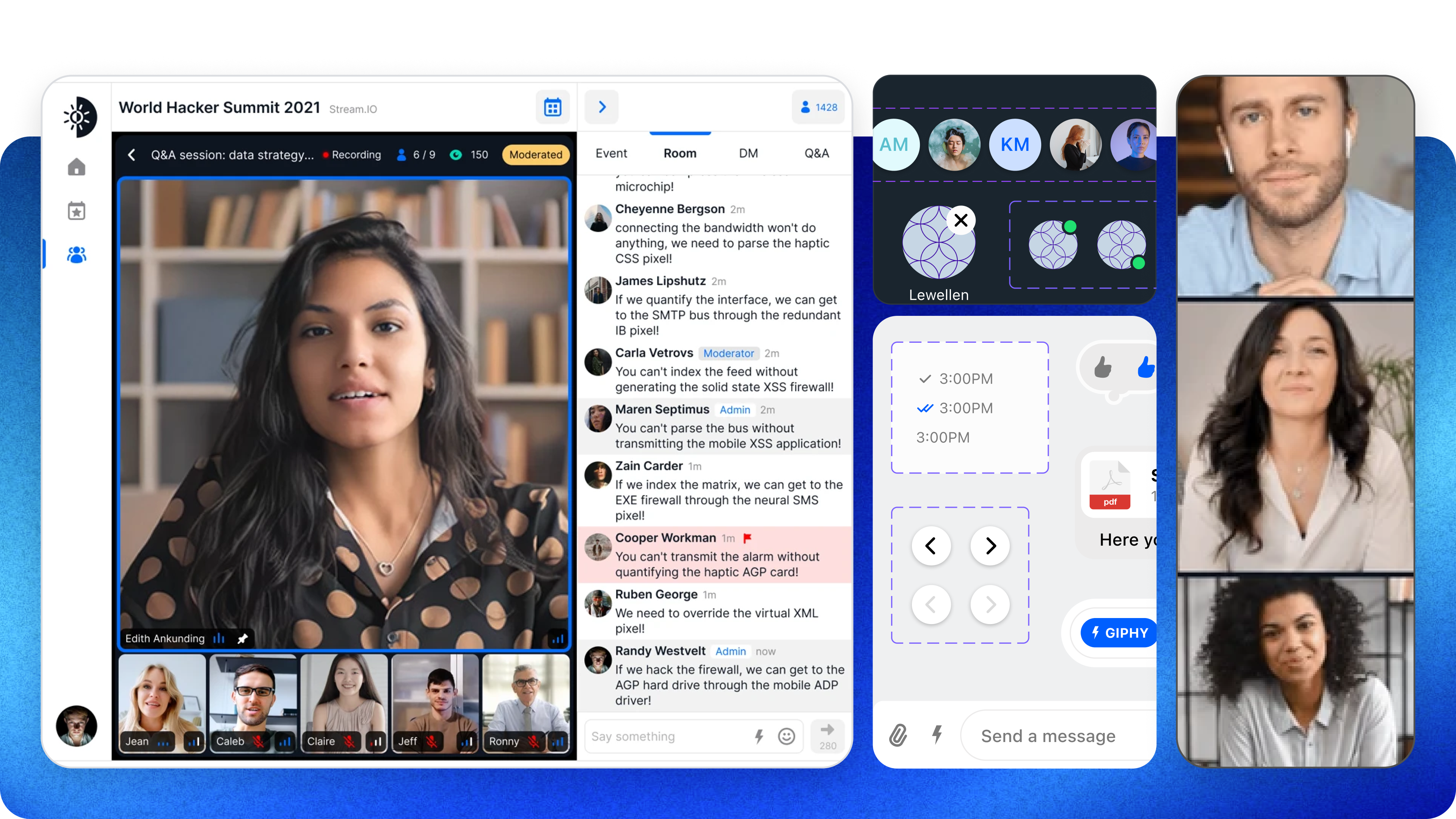 example of virtual chat ui kit